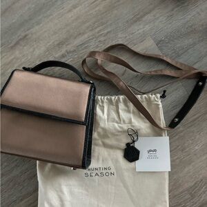 Hunting Season Small Satin Top Handle Bag